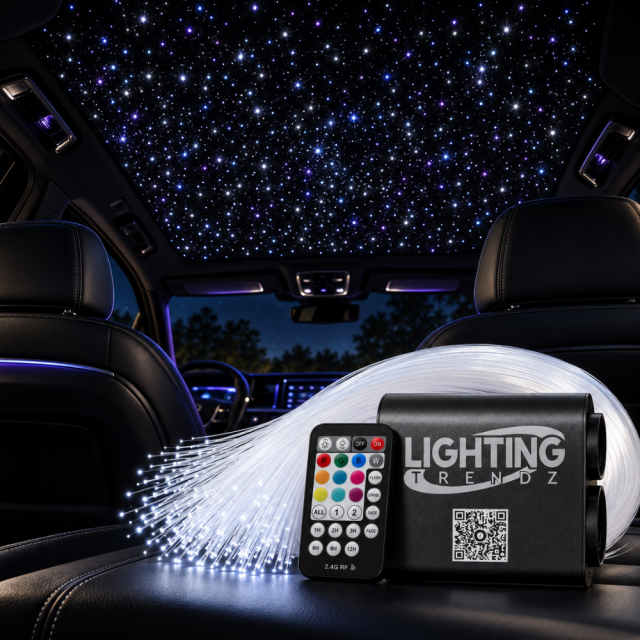 Lighting Trendz Hyper Pro RGBW LED Starlight Headliner; 1100 Fibers - Dual Channel main image